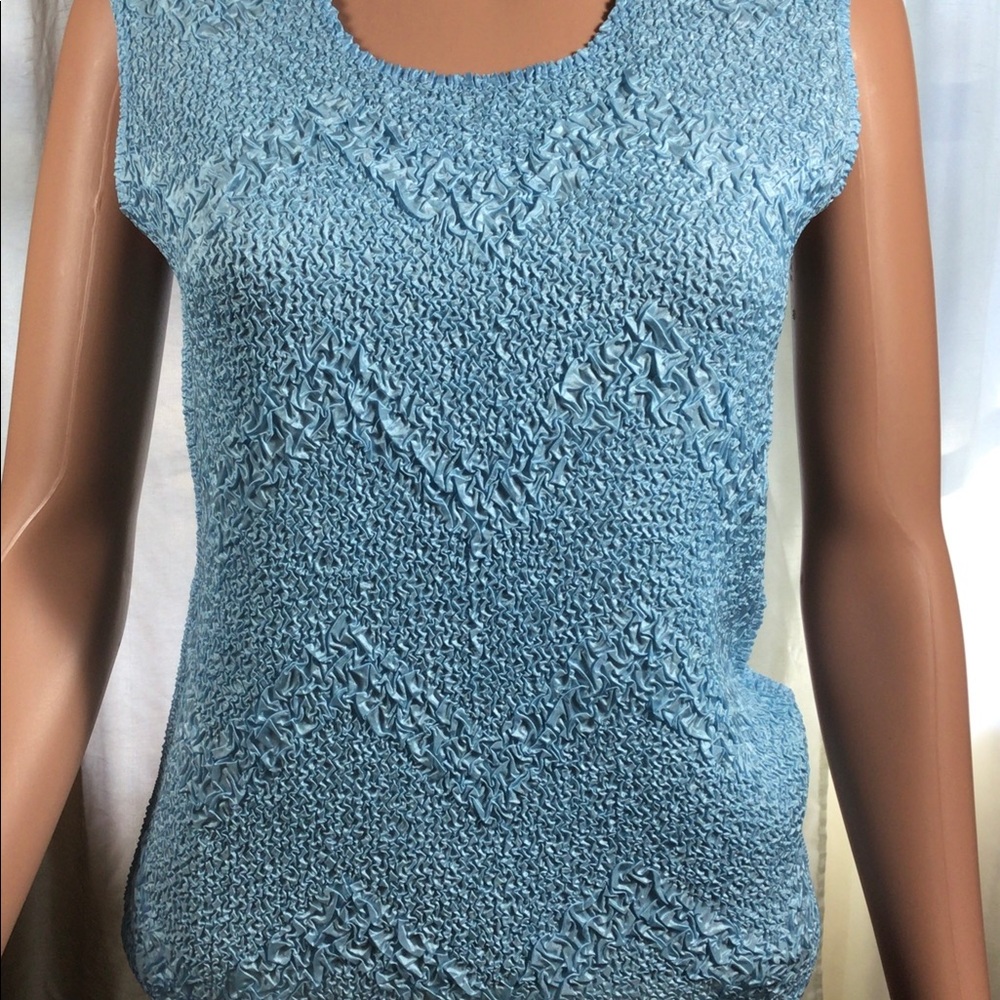 Medium Tank Top Sky Blue textured by Surf